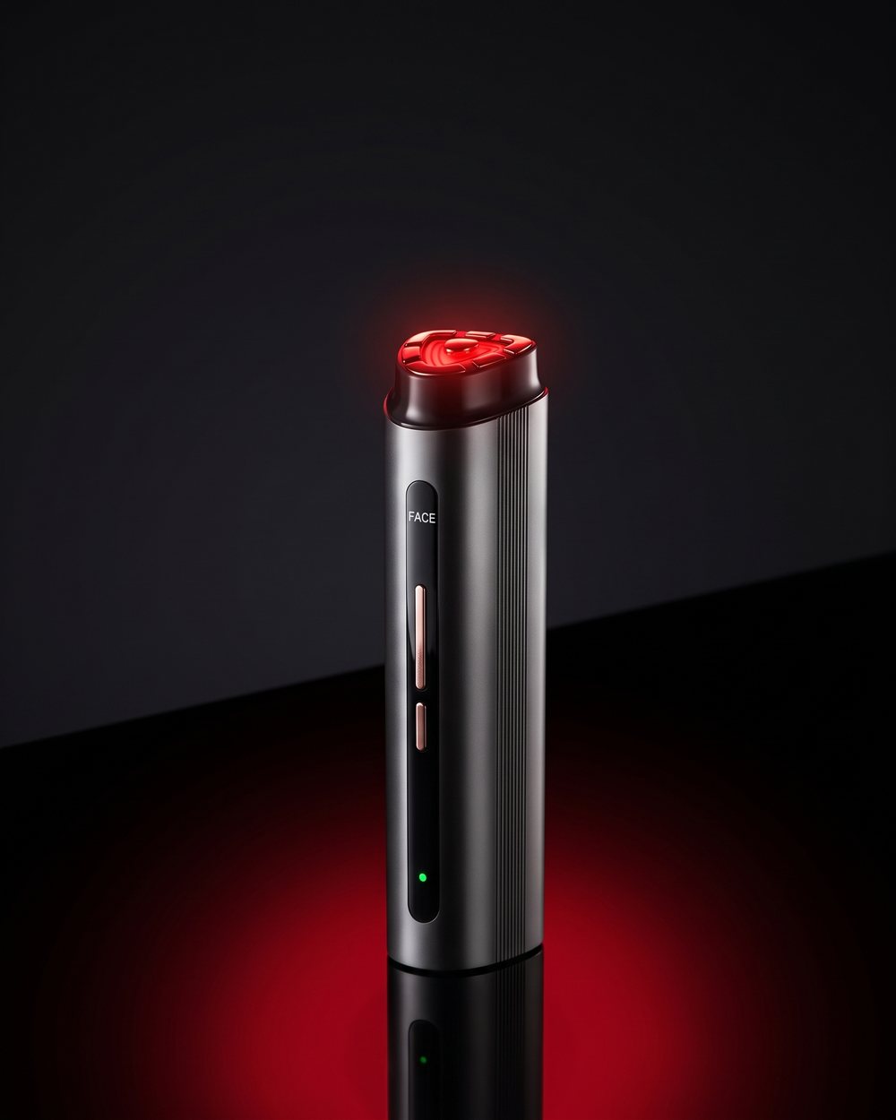 Il wand con la luce rossa accesa